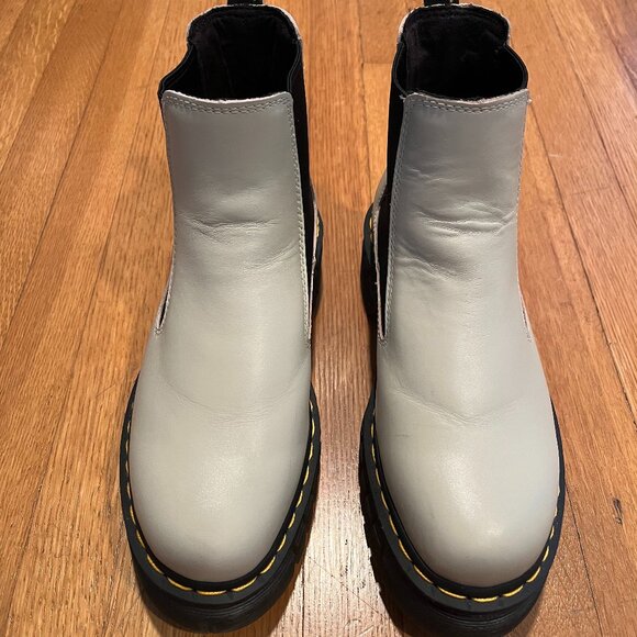Doc Dr. Martens.  Audrick Nappa Leather Platform Chelsea Boots.  Size 8. - Picture 3 of 5
